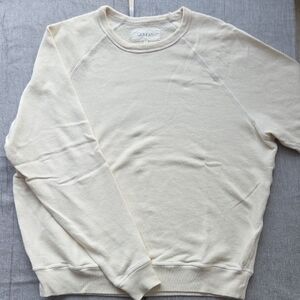THE GREAT. Women's Cream Crewneck Sweater